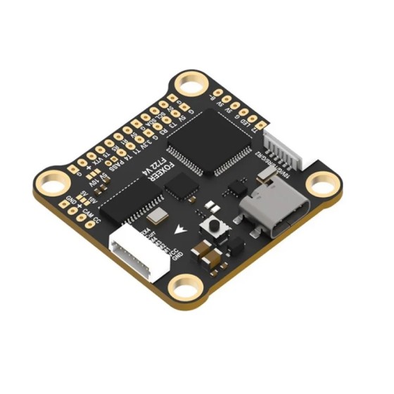 Foxeer F722 V4 MPU6000 FC 8S Dual BEC Barómetro X8 Controlador de vuelo 30.5X30.5mm 4mm 8S LIPO para FPV Freestyle Drones Piezas de bricolaje